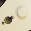 1965 Vox Bassmaster bass - body route detail