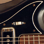 1966 Hagstrom HIII standby switch detail