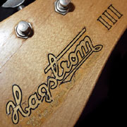 1966 Hagstrom HIII headstock decal detail