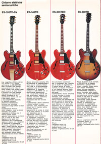 1971 Gibson guitar catalogue - Italian, Monzino - page 5