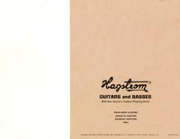 1966 Hagstrom guitar catalogue page 16