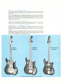 1968 Hagstrom guitar catalogue page 5