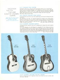 1968 Hagstrom guitar catalogue page 6