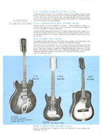 1968 Hagstrom guitar catalogue page 7