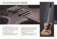 1978 Gibson RD guitar and bass catalogue page 7