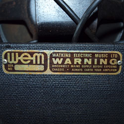 WEM Clubman serial number