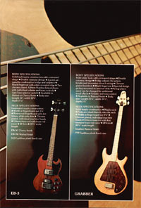 1975 Gibson bass catalogue page 7