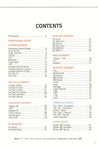 1980 Gibson guitar, bass and banjo catalogue - page 3