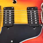 Matsumoku 'staple' humbuckers fitted to a Commodore N25