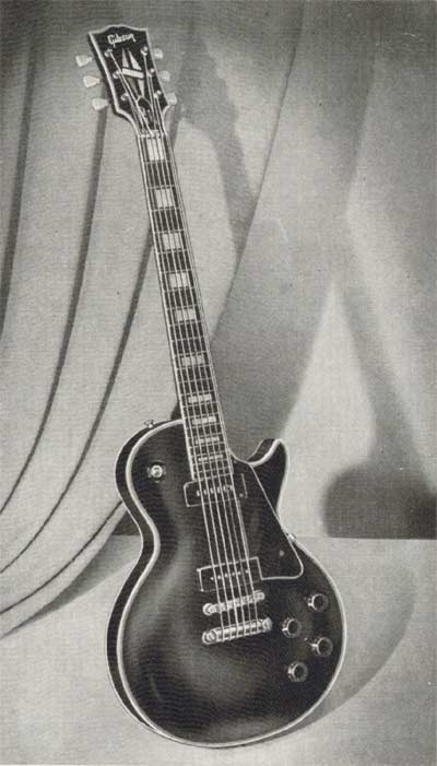 The Les Paul Custom in the 1955 Gibson catalogue