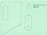 1958 Antoria EG-90 pickguard tracing