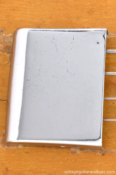 1960 Vox Bassmaster combined bridge / tailpiece with cover