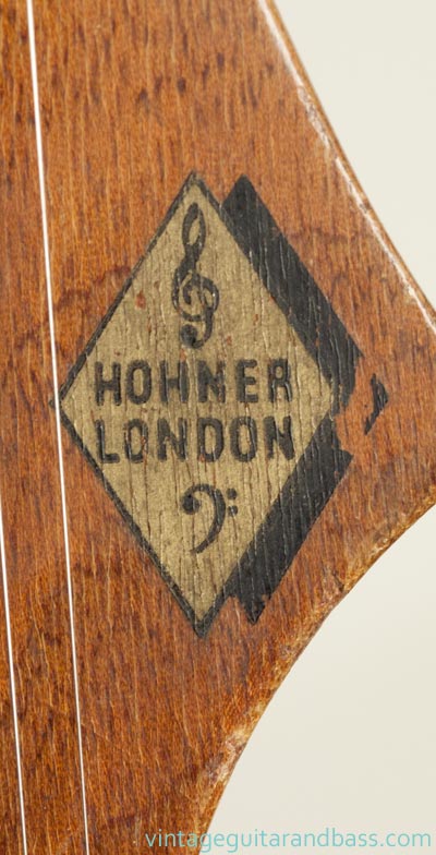 1961 Hohner Zambesi - Hohner London decal