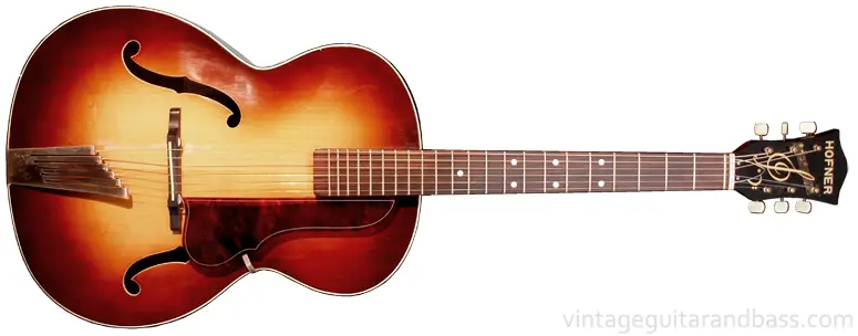 1961 Hofner Congress archtop acoustic guitar