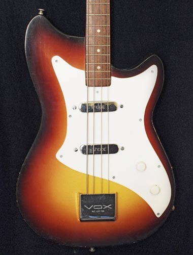 1963 Vox Bassmaster bass - body detail