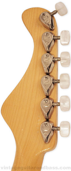 1963 Vox Consort reverse headstock/tuning keys