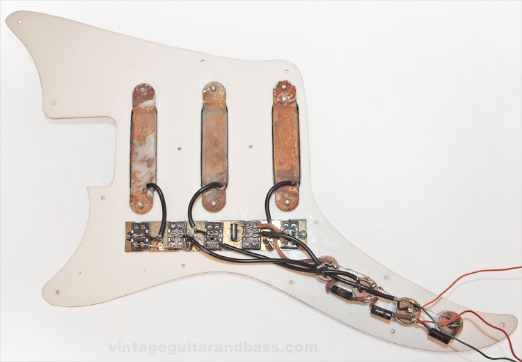 Under the scratchplate - pickups and associated circuitry
