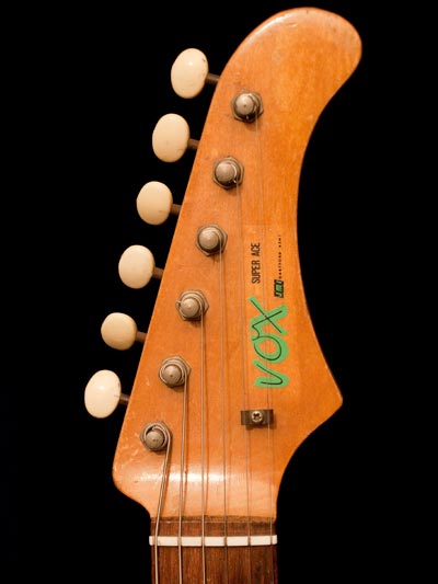 1963 Vox Super Ace headstock front