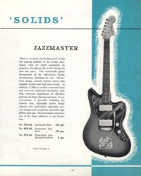 1964 Selmer Gibson and Fender guitar catalog page 13