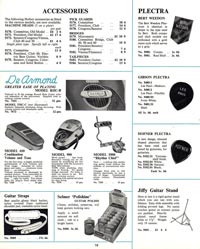 1964 Selmer Gibson and Fender guitar catalog page 18