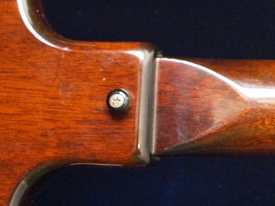 Gibson Melody Maker heel detail