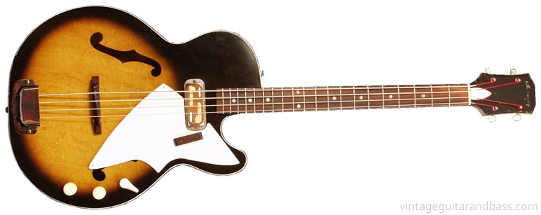 1965 Harmony H22 bass guitar