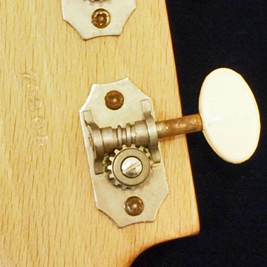 1965 Vox Bassmaster bass - serial number detail