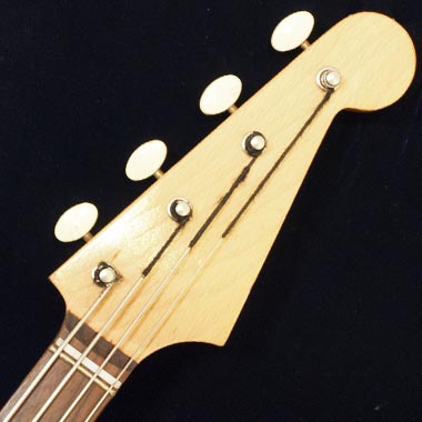 1965 Vox Bassmaster bass - Vox headstock without logo