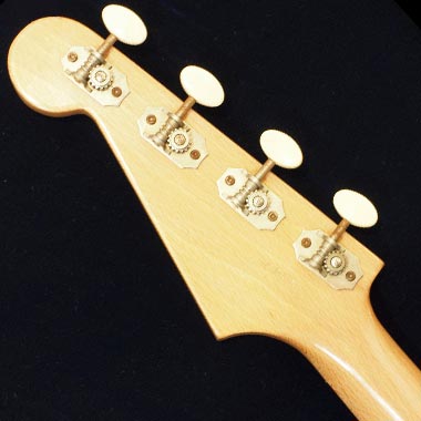 1965 Vox Bassmaster bass reverse headstock detail