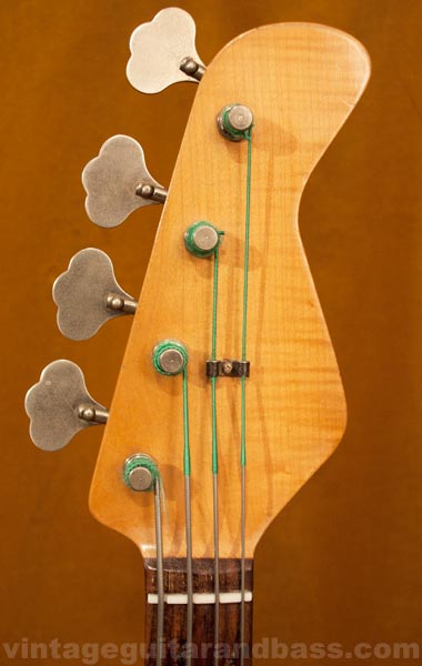 1966 Vox Symphonic bass headstock front