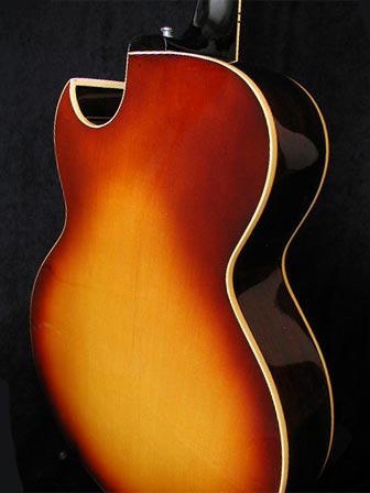 1967 Gibson ES-175D body reverse detail