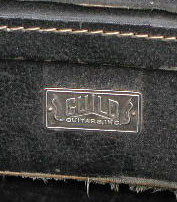 1967 Guild CE-100 case badge