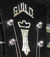 1967 Guild CE-100 headstock inlay