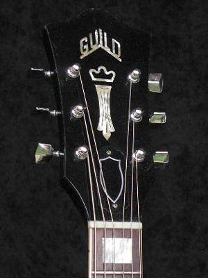 1967 Guild CE-100 headstock front
