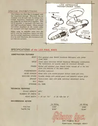 1969 Gibson Les Paul bass owners manual, page 4