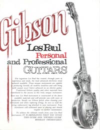1969 Les Paul Personal / Professional owners manual