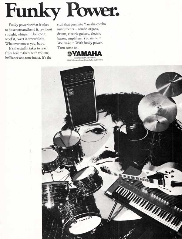 Yamaha advertisement (1969) Funky Power
