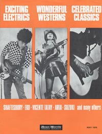 1970 Rose-Morris guitar catalog cover