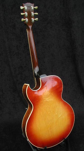 1974 Gibson ES-175D rear view