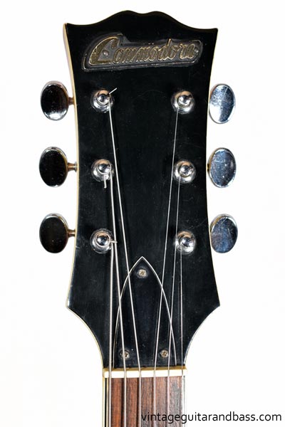 1971 Commodore N25 headstock front