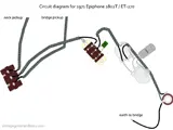 1971 Epiphone 1802T circuit diagram