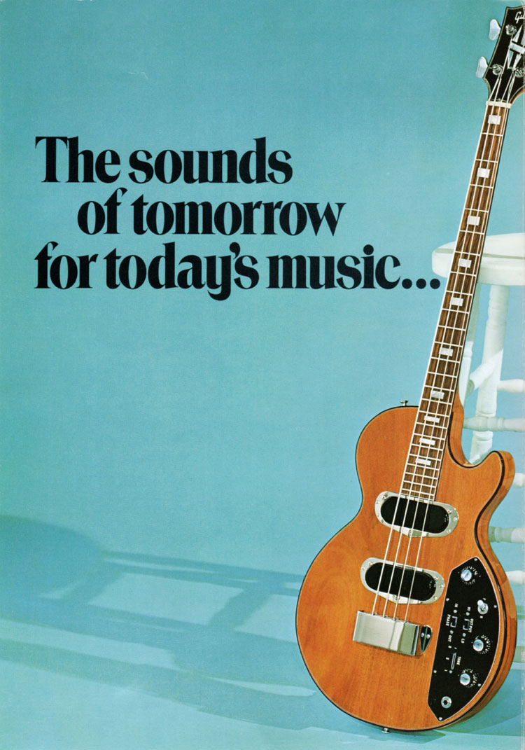 1971 Gibson low impedance brochure - page 2: "The sounds of tomorrow for todays music"