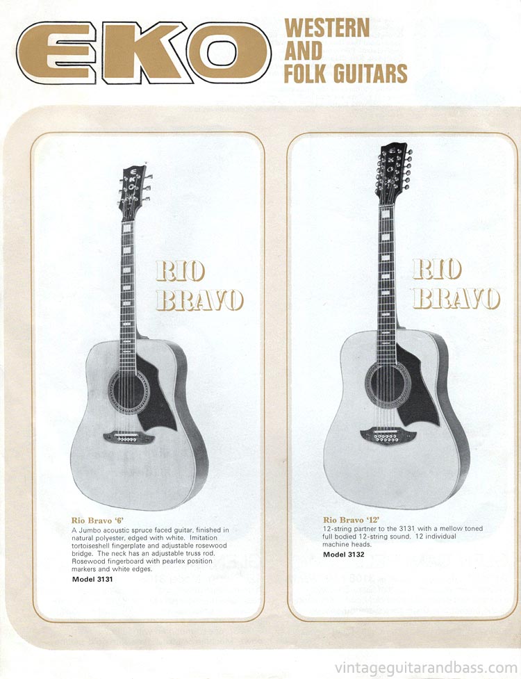 1971 Rose-Morris guitar catalog page 10 - details of the Shaftesbury PX6022 Rancher and PX6003 Folk flat tops