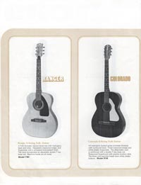 1971 Rose-Morris guitar catalog page 12