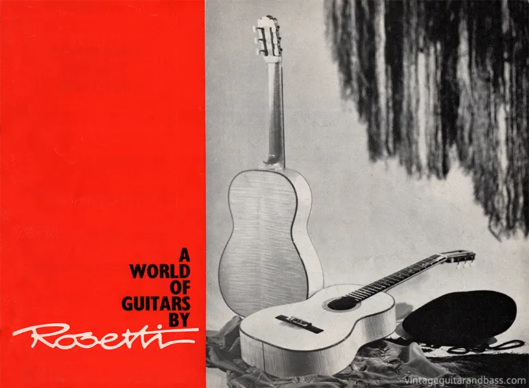 "A World of Guitars by Rosetti" front cover