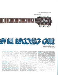 1971 Gibson Les Paul Recording guitar brochure page 3
