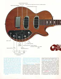 1971 Les Paul Triumph Bass brochure page 2