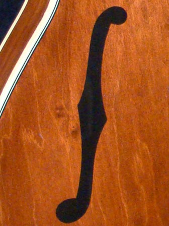 1971 Gretsch Chet Atkins Country Gentleman - faux f-hole detail