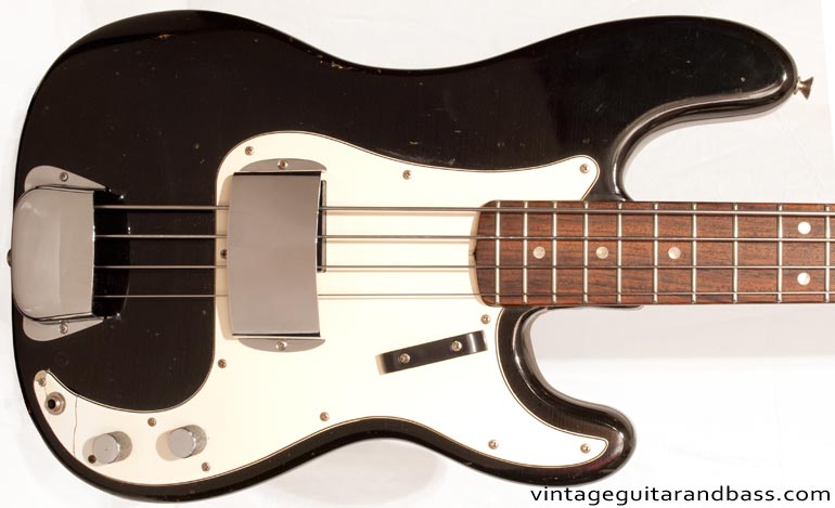 1972 Fender Precision bass - body detail