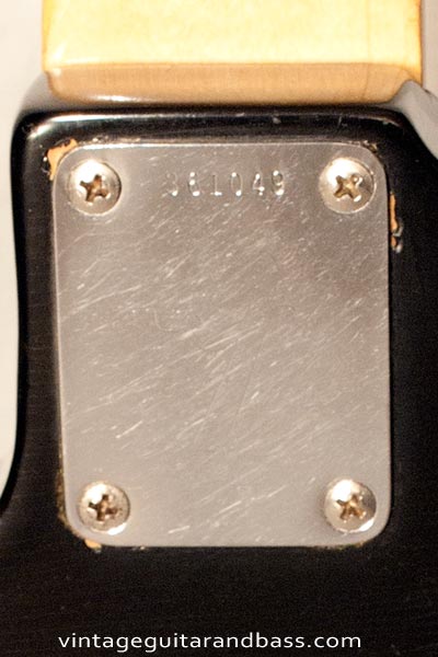 1972 Fender Precision bass - control detail